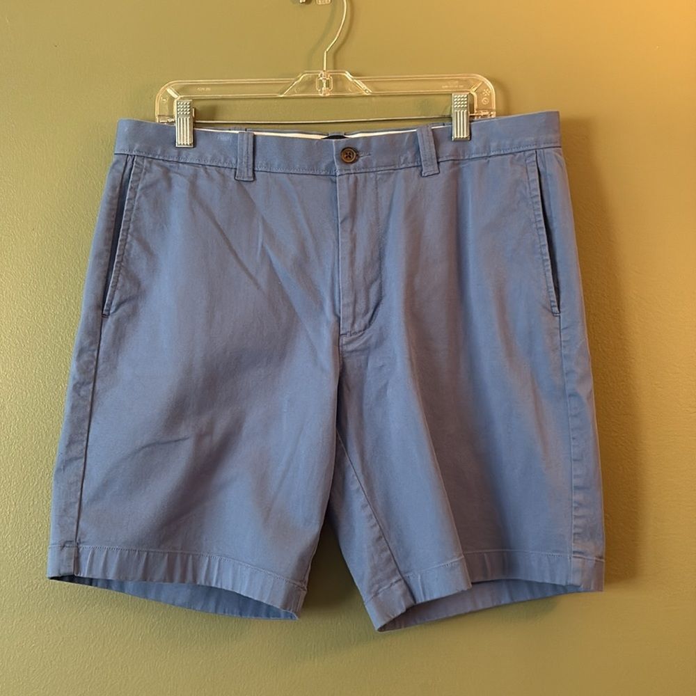 J. Crew 9" Stretch Chino Short  Baby Blue Sz 35 - Picture 3 of 6